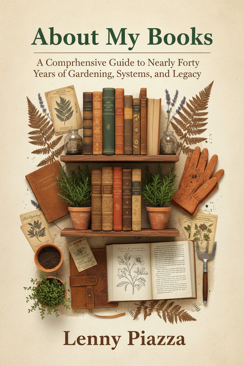About My Books: A Comprehensive Guide to Nearly Forty Years of Gardening, Systems, and Legacy